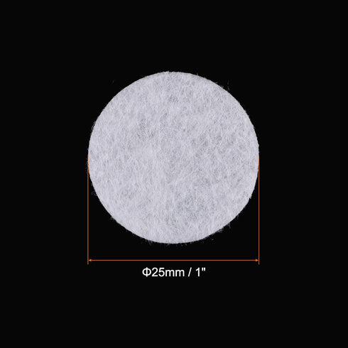 100pcs Round Felt Circles, 25mm 1" Pre Cut Felt Craft Pads Non-Woven Mini Felt Fabric Circles for DIY Sewing Handcraft Cut Projects Craft Finishin...