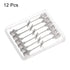 12pcs Dispensing Needles, 17 Gauge 1" Stainless Steel Blunt Tip 45 Degrees Bent Dispensing Needles with Luer Lock Connector for Ink Cartridges,Glu...