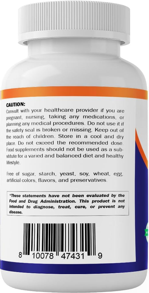 Vitamatic MSM 2000 mg with Vitamin C 75mg per Serving - 180 Veg Capsules - Vitamin C Aid in better absopriton of MSM (Methylsulfonylmethane) - Non...