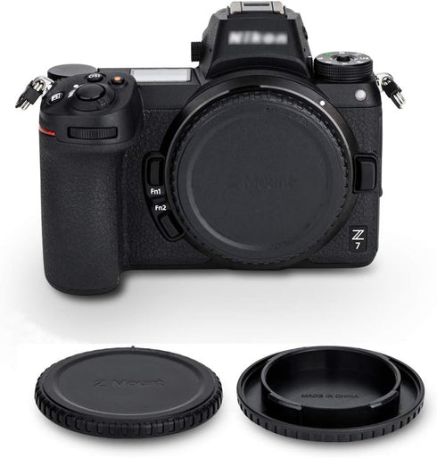 Rear Lens Cap & Body Cap Cover for Nikon Z Mount Camera Z30 Z50 Z5 Z6 Z6 II Z6 III Z7 Z7 II Z9 Z fc Replace LF-N1 Lens Cap & BF-N1 Body Cap -5 Pac...