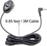 3.5mm Car Microphone with 9.85 Feet Assembly Cable Mic for Head Unit Bluetooth Enabled Stereo, Radio, GPS and DVD...