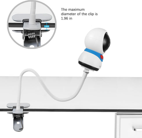 HOLACA Baby Monitor Mount Flexible Twist Stand for Hellobaby BOIFUN Baby 5S BOIFUN Baby 5s,BOIFUN Baby 6T,BOIFUN Baby 2S,BOIFUN VB805 with Other 1...
