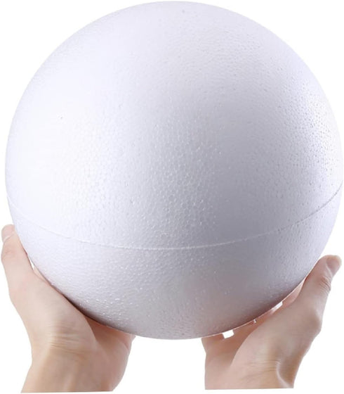 CCINEE 1PCS 7.9 Inch White Foam Balls Round Craft Foam Balls for Art, Craft, Household, School Projects and Christmas Easter Party Decorations...