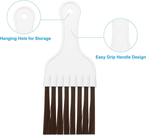 PATIKIL Air Conditioner Fin Comb, Stainless Steel Condenser Fin Straightener & Cleaning Brush & AC Coil Cleaner Tool for AC Unit Radiator Refriger...