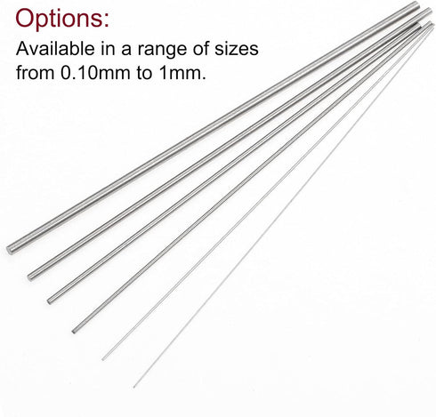 2pcs 0.0039" Pin Gage 0.1mm Diameter Metric Tolerance 0.001mm Class X Plug Gage Pin, Bearing Steel Go No-Go Plug Gage...