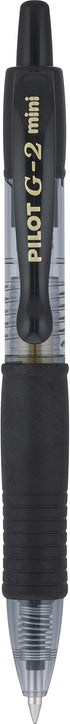 PILOT G2 Mini Premium Retractable Gel Roller Pen, Fine Point, 0.7mm, Black Ink, 6 Count...