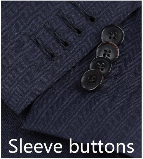 11 Pieces Real Horn Buttons for Blazer and Suit, 20mm 15mm Natural Genuine Buffalo Buttons for Men Women's Sport Jacket Coat Uniforms Sweaters (Bl...