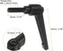6pcs Adjustable Clamping Lever Handles M8 x 20mm Male Thread Bolt Knobs Rotating Screw Locking Quick Release Ratchet Push Button Handle, Black...
