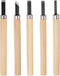5pcs Wood Carving Knife Set Big/Mid/Small 65# Manganese Steel Hand Carving Tools Wood Chisels for Sculpting Woodworking...