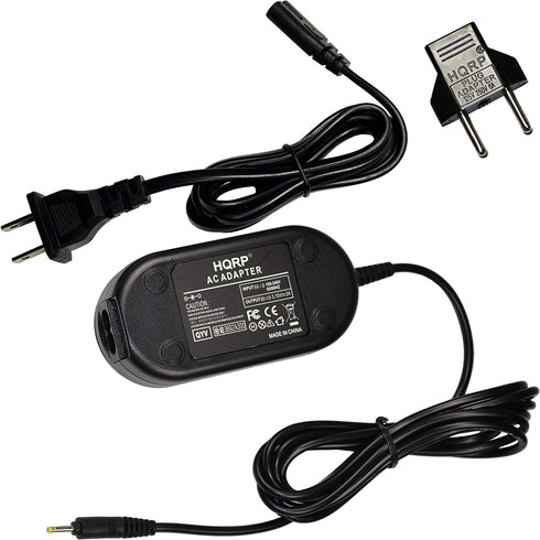 HQRP AC Adapter Compatible with Canon ACK-800 PowerShot A200, SX120, SX130, A410, A420, A430, A460, A470, A490, A495, A500, A510, A520, A530, A540...