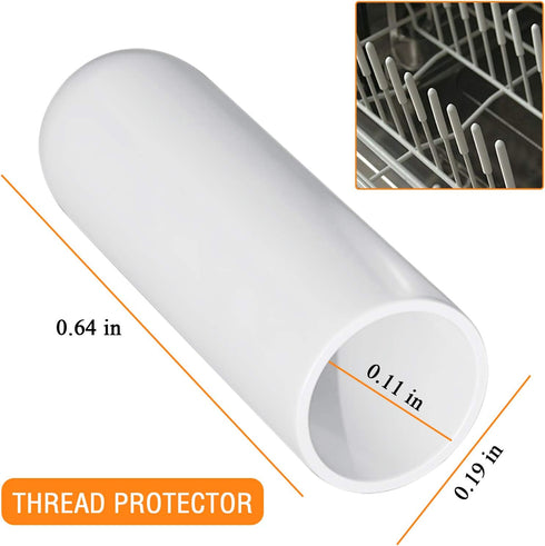 Dishwasher Universal Prong Rack Caps by Beaquicy - Replacement for Most Dishwasher Rack - 200 Pieces 1 Inch Long