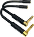 CESS-238 Right Angle 1/4 Inch TRS to 3.5mm Right Angle Adapter,6.35mm Male to 3.5mm Female Stereo Headphone Audio Adapter...