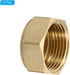 PATIKIL G3/4 Brass Pipe Plug, 3pcs Female Internal Thread Hex Garden Hose End Cap Socket Plugs Pipe Fitting for Oil Water Hydraulic Pipeline...
