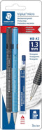 Staedtler triplus micro 1.3mm Lead Retractable Mechanical Pencil with Twist Eraser, 6 refills, 2-Pack, 77413SBKA6, Model: 77413SBKA6ST...