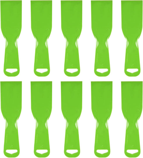 10pcs Putty Scraper 2" Width 3mm Thin Flexible Plastic Putty Knives for Taping Drywall Spreading Painting Wall Scratching...