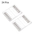 24pcs Blunt Tip Dispensing Needle 30 Gauge 1/2" 45 Degrees Bent Flow Design Bent Dispensing Tips with Luer Lock & Storage Box for Adhesive Glue Di...