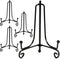 Juvale 4 Pack Iron Easel Display Stand, 5 Inch Decorative Easel for Tabletop, Plates, Pictures, Paintings, Wedding and Party Decor...