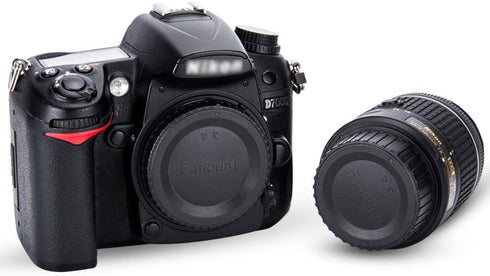 Rear Lens Cap & Body Cap Cover for Nikon F Mount Camera D3500 D3400 D3300 D3200 D3100 D3000 D7500 D7200 D7100 D5600 D5500 D5300 D5200 D5100 D5000 ...