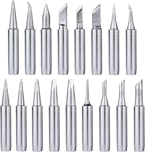 Mesee 17Pcs Soldering Iron Tips Kit 900M Lead-Free Solder Iron Tip Welding Replacement Accessories for Hakko, Radio Shack, TENMA, ATTEN, Quick, Ao...