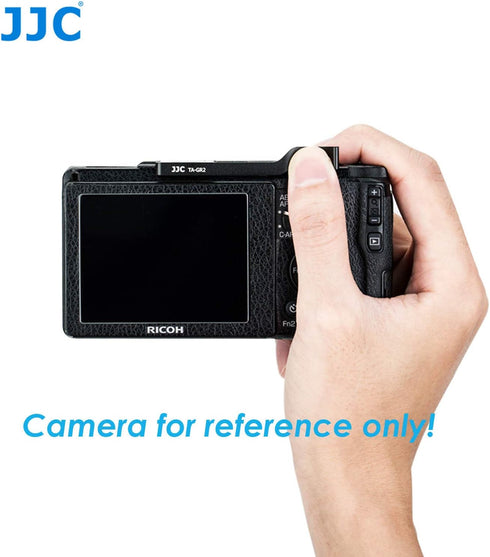 JJC TA-GR2 Thumbs Up Grip for Ricoh GR II Camera, Ricoh GR II Thumbs Grip, GR II Thumbs Up Grip, Made of Premium Aluminium Alloy, Hot Shoe Grip fo...