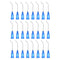 24pcs Blunt Tip Dispensing Needle 22 Gauge 1 Inch Screw Interface Bent Flow Design Bent Dispensing Tips with Luer Lock for Adhesive Glue Dispensin...
