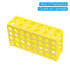 PATIKIL 80 Wells Tube Rack, 1 Pcs Vial Rack Four Panel Centrifuge Tube Holder for Microcentrifuge Tubes 0.5/1.5/2/10/15/50ml, Yellow...
