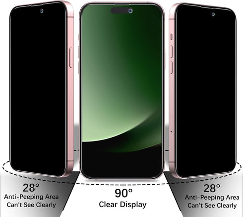 (2 Pack) Privacy Screen Protector Designed for iPhone 15 Plus Anti-Spy Tempered Glass 6.7-inch, Anti Scratch, Bubble Free...