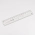 Film Flexible Ruler 6 Inch 1mm Scale PET Plastic Covered Folding Straight Ruler Calibration Soft Ruler Measuring Tool for Factory, Transparent...