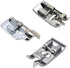 3pcs Sewing Machine Presser Foot Set of 1/4 inch Quilting Patchwork Presser Foot, Stitch in Ditch Foot and Overcast Presser Foot for Most Low Shan...