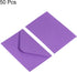PATIKIL Mini Envelopes, 50 Pack Gift Cards Business Cards Envelope for Greeting Weddings, Purple...