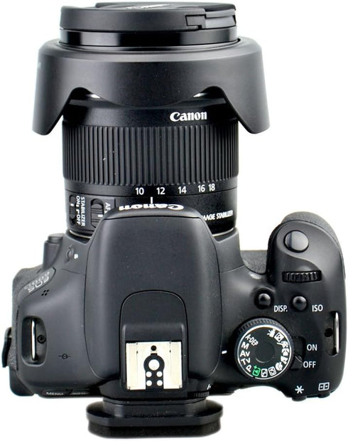 JJC LH-73C Lens Hood Shade for Canon EF-S 10-18mm f/4.5-5.6 is STM Lens Replaces EW-73C (Black)...