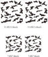 4PCS Camo Stencils Camo Stencil Kit for Spray Paint Camouflage Pattern Stencils for Painting on Wood Drawings Woodburning Canvas DIY Decor...