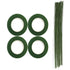 CCINEE Floral Arrangment Kits 4 Rolls 1/2 Inch Dark Green Floral Tapes with 20pcs 18 Guage Green Floral Wire 16 Inch for Floral Crafts...