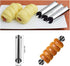 26 PCS Cannoli Tubes, Woohome Stainless Steel Cannoli Forms Cream Horn Molds, Croissant Mold Baking Moulds Tubes for Danish Pastry Cream Roll Mold...