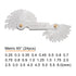 Metric 0.25-6.0 Screw Thread Pitch Gauge Tool Pitch Cutting Gauge Caliper Gauges Measuring Tool for Industrial Measurement...