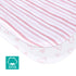 Bassinet Sheets Compatible with Semphis 3 in 1 Bedside Bassinet and Arm's Reach Co-Sleeper Bassinet, 2 Pack, 100% Cotton Fitted Sheets, Pink Strip...