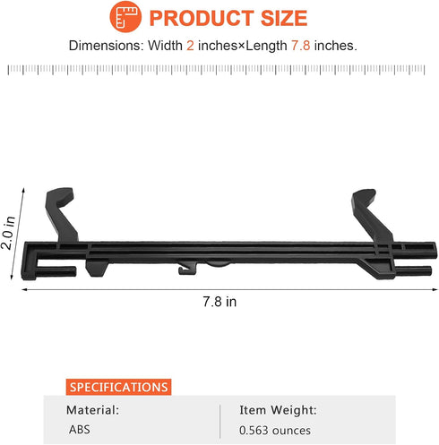 DE64-00760A Door Hook Latch Key 2024 Upgrade Fit for Samsung Microwave - Replace DE64-01308A,PS4229162,AP4224485,1557593 - DE64-00760A Door Latch ...