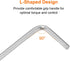 5pcs Hex Key Wrench 3mm L-Shape Hexagon Metric Wrenches Chrome Vanadium Steel Repairing Tool for Home Repair, Silver Tone...