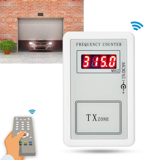 250-450 MHZ Digital Frequency Meter Detector Cymometer, Remote Control Tester Tools Handheld Digit Frequency Counter...