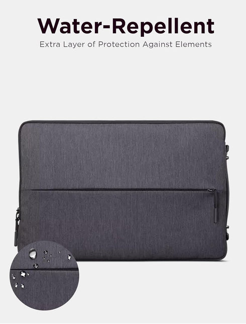Lenovo Urban Laptop Sleeve 13 Inch for Laptop/ Notebook/Tablet Compatible with MacBook Air/Pro Water Resistant - Charcoal Grey...