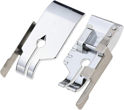 3pcs Sewing Machine Presser Foot Set of 1/4 inch Quilting Patchwork Presser Foot, Stitch in Ditch Foot and Overcast Presser Foot for Most Low Shan...