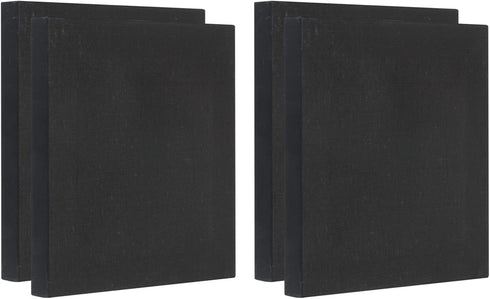 PATIKIL Paint Canvases Panel for Painting, 4 Pack 6x6 Inch Square Wood Frame Stretched Blank Art Board Panels for Acrylic, Oil, Tempera Painting, ...