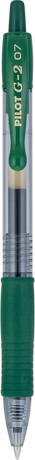 Pilot G2 Premium Refillable & Retractable Rolling Ball Gel Pens, 0.7mm Fine Point, Hunter Green, 6-Pack...