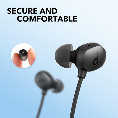 Soundcore by Anker Life U2i Wireless Neckband Headphones, 10mm Drivers with BassUp Technology, 22H Playtime, AI-Enhanced Calls, Foldable and Light...