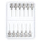 PATIKIL 22Ga x 0.5 Inch Stainless Steel Dispensing Needle Tips, 12Pcs Metal Glue Needle Tube Blunt Tips Luer Lock for Thick Glue Ink Lab, Silver...