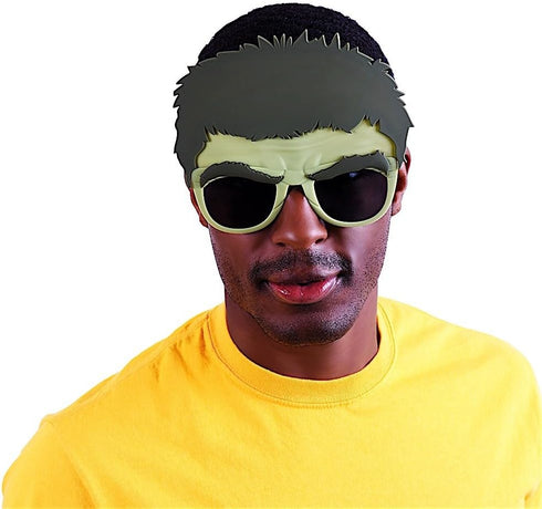 Sun-Staches Avengers Sunglasses | Hulk, Iron Man, Thor, or Captain America Costume Accessory | UV 400 | One Size Fits Most...