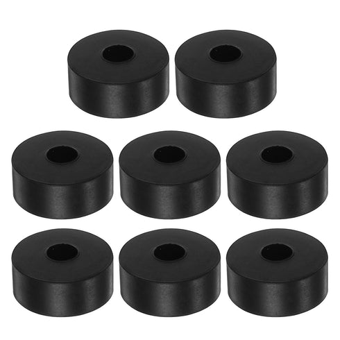 8pcs Rubber Spacer 2 Inch OD 0.8 Inch ID 0.8 Inch Thick Neoprene Round Anti Vibration Isolation Pads Isolator Rubber Washers Bushings for Home Car...