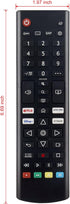 AKB76037601 Universal Remote Control Replacement Compatible for LG Smart TV, LED OLED NanoCell QNED LCD WebOS 4K 8K UHD HDTV HDR Smart TVs AKB7604...