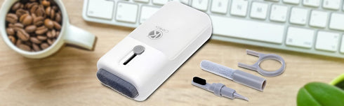 Camkix 6-in-1 Electronics Cleaning Kit - Key Puller, Flocking Sponge Cleaner, Pen Nibs, Cleaning Cloths - Keyboards, Earbuds, Hearing Aids- Cleane...
