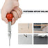 2 Pack Automatic Center Punch, 5 Inch Crushing Hand Tool Spring Punch with Cushion Cap, Metal Impact Center Hole Punch for Metal Wood Glass Plasti...
